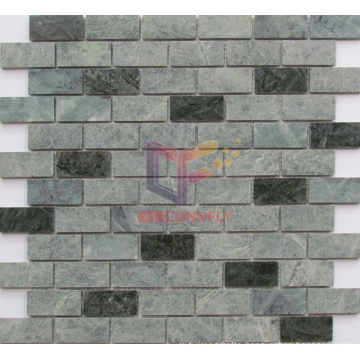 Green Strip Wall Used Stone Tile Mosaic (CFS1125)